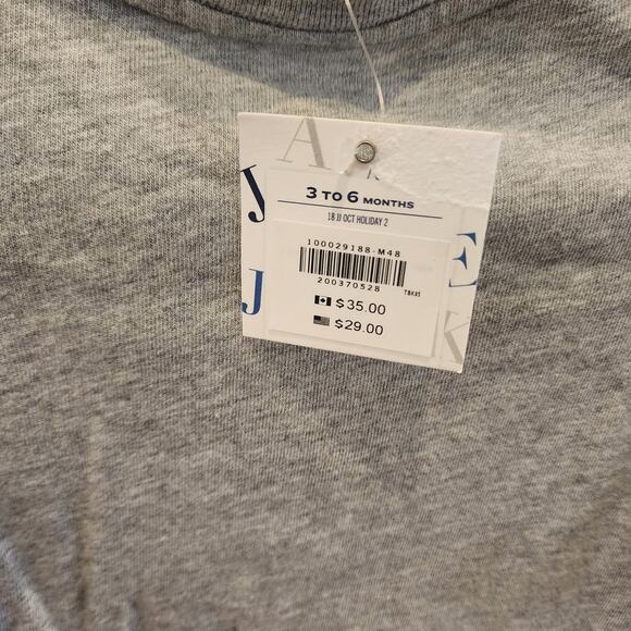 New janie and jack varsity tshirt ski theme size 3-6months - Picture 3 of 4